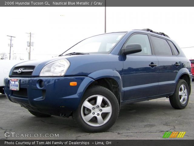 2006 Hyundai Tucson GL in Nautical Blue Metallic