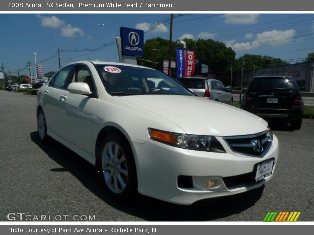 2008 Acura TSX Sedan in Premium White Pearl