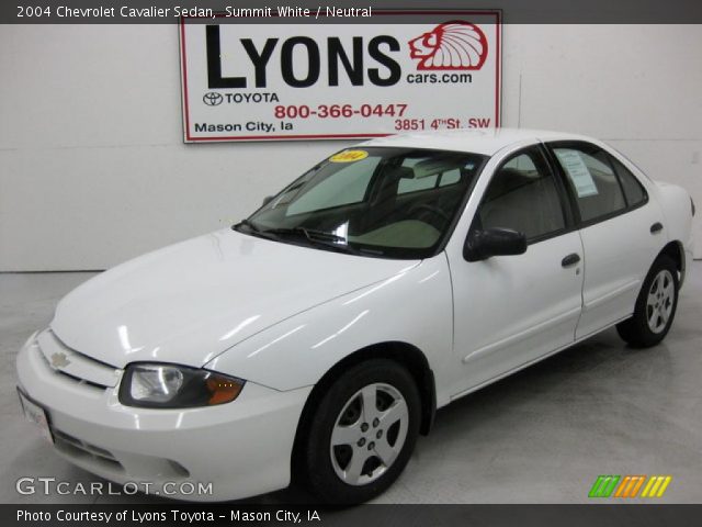 2004 Chevrolet Cavalier Sedan in Summit White