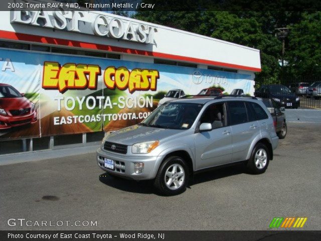 2002 Toyota RAV4 4WD in Titanium Metallic