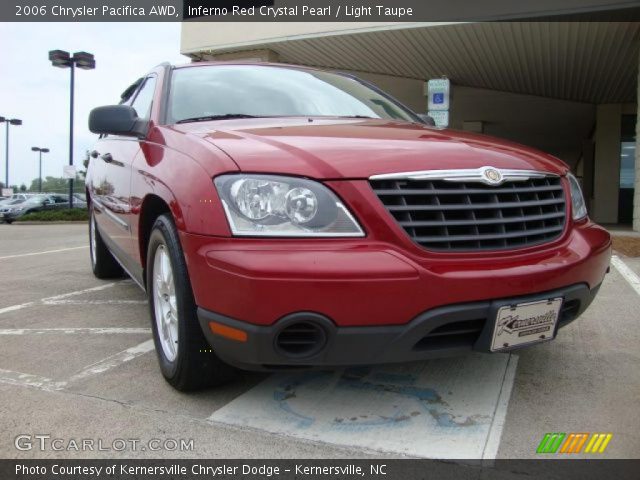 2006 Chrysler Pacifica AWD in Inferno Red Crystal Pearl