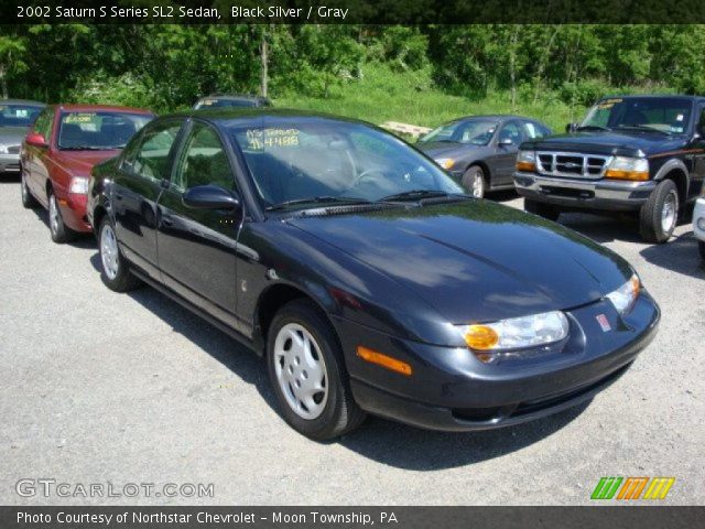 2002 Saturn S Series SL2 Sedan in Black Silver