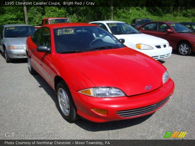 1995 Chevrolet Cavalier Coupe in Bright Red