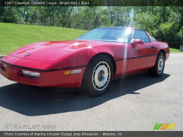 1987 Chevrolet Corvette Coupe in Bright Red