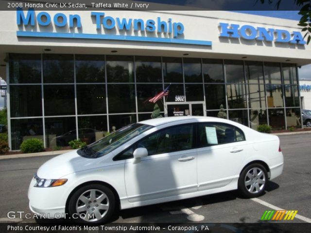 2008 Honda Civic LX Sedan in Taffeta White