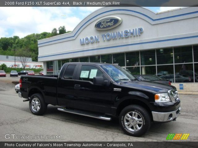 2008 Ford F150 XLT SuperCab 4x4 in Black