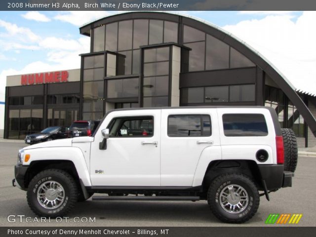2008 Hummer H3 Alpha in Birch White