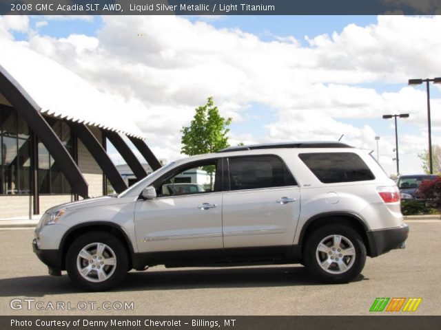 2008 GMC Acadia SLT AWD in Liquid Silver Metallic