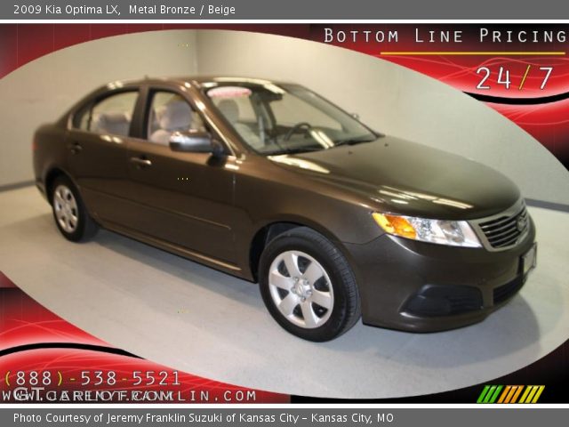 2009 Kia Optima LX in Metal Bronze