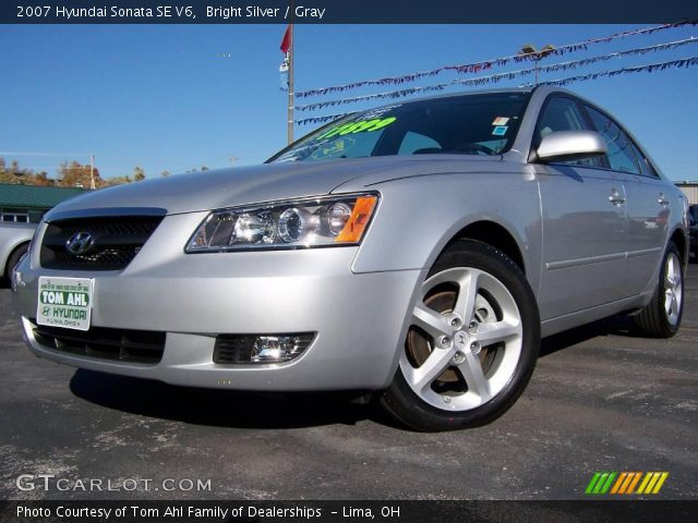 2007 Hyundai Sonata SE V6 in Bright Silver