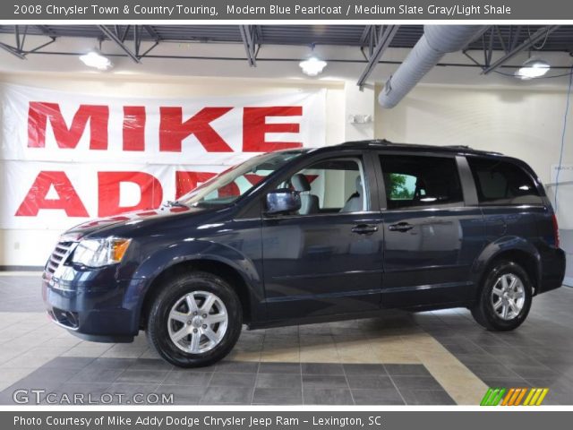 2008 Chrysler Town & Country Touring in Modern Blue Pearlcoat