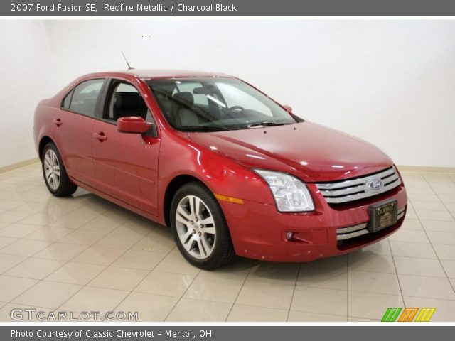 2007 Ford Fusion SE in Redfire Metallic