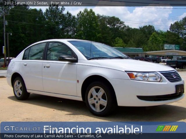 2007 Saturn ION 2 Sedan in Polar White