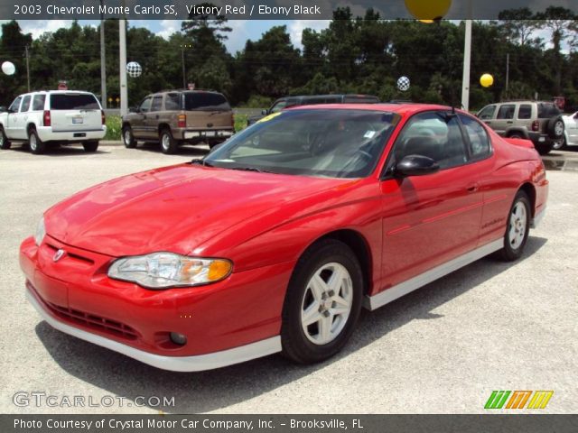 2003 Chevrolet Monte Carlo SS in Victory Red