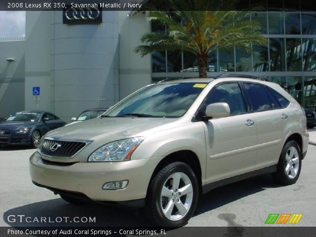 2008 Lexus RX 350 in Savannah Metallic