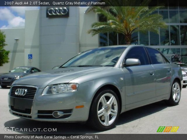 2007 Audi A4 2.0T Sedan in Quartz Gray Metallic