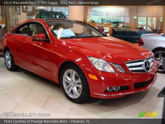 2010 Mercedes-Benz E 350 Coupe in Mars Red