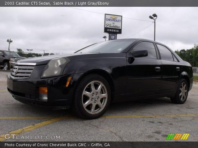 2003 Cadillac CTS Sedan in Sable Black
