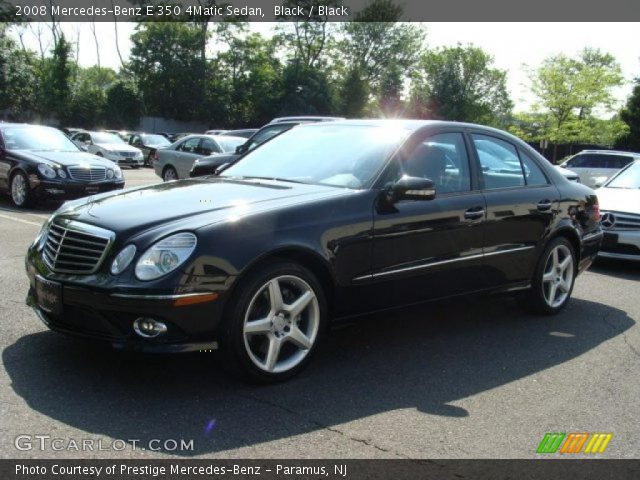 2008 Mercedes-Benz E 350 4Matic Sedan in Black