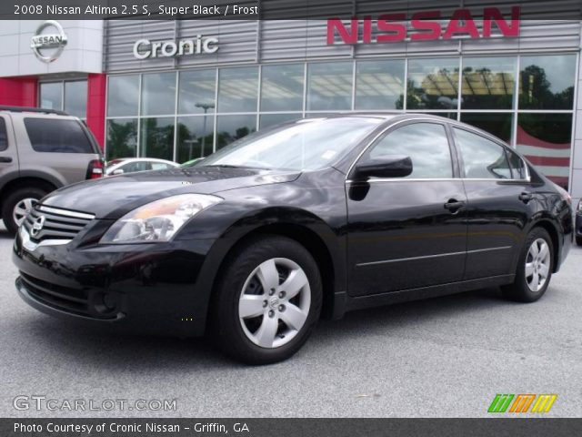 2008 Nissan Altima 2.5 S in Super Black