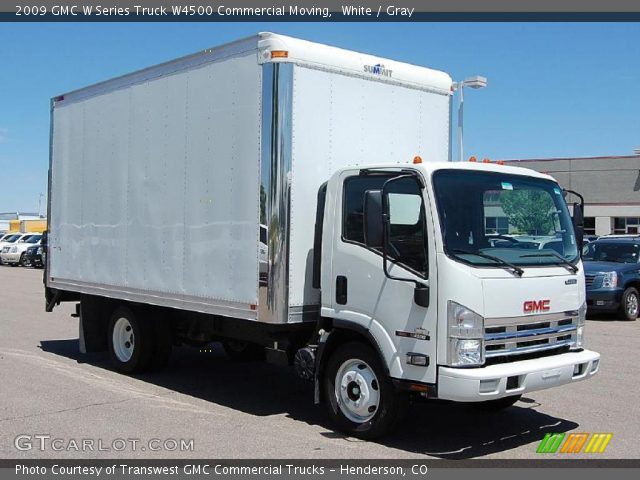 2009 GMC W Series Truck W4500 Commercial Moving in White