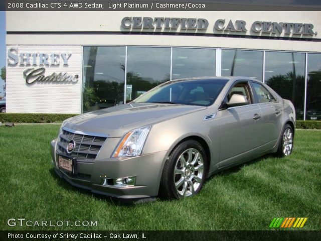 2008 Cadillac CTS 4 AWD Sedan in Light Platinum