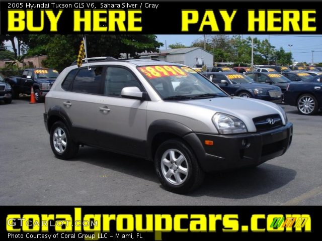 2005 Hyundai Tucson GLS V6 in Sahara Silver