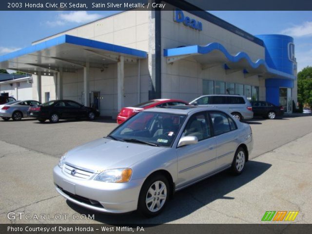 2003 Honda Civic EX Sedan in Satin Silver Metallic