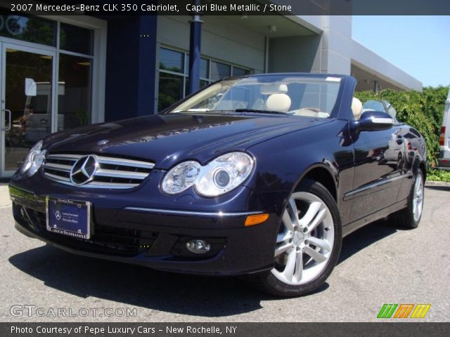 2007 Mercedes-Benz CLK 350 Cabriolet in Capri Blue Metallic