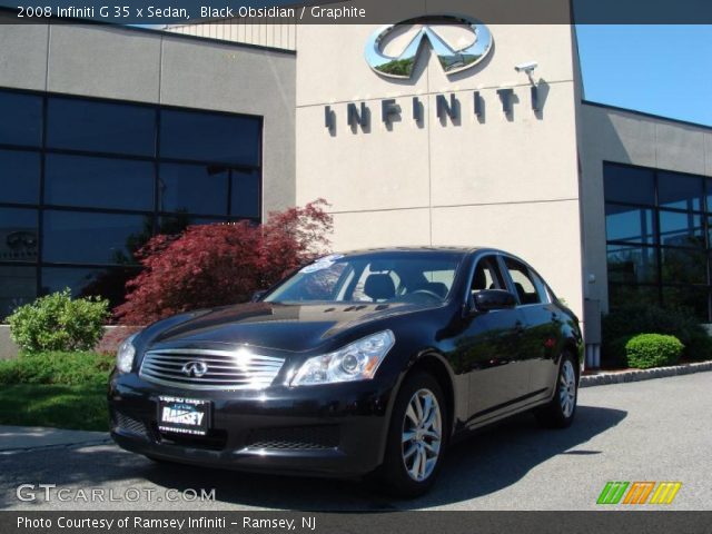 2008 Infiniti G 35 x Sedan in Black Obsidian