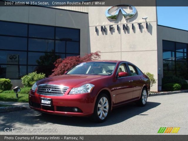 2007 Infiniti M 35x Sedan in Crimson Roulette Pearl