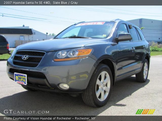 2007 Hyundai Santa Fe SE 4WD in Slate Blue