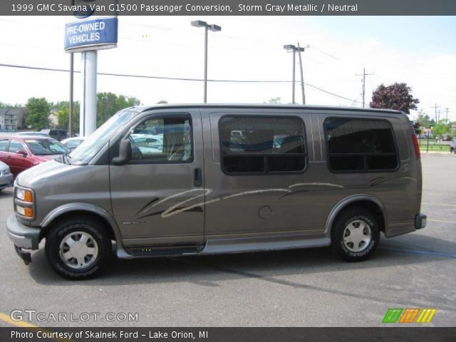 1999 GMC Savana Van G1500 Passenger Conversion in Storm Gray Metallic