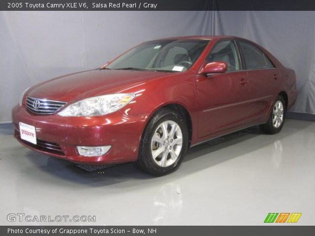 2005 Toyota Camry XLE V6 in Salsa Red Pearl