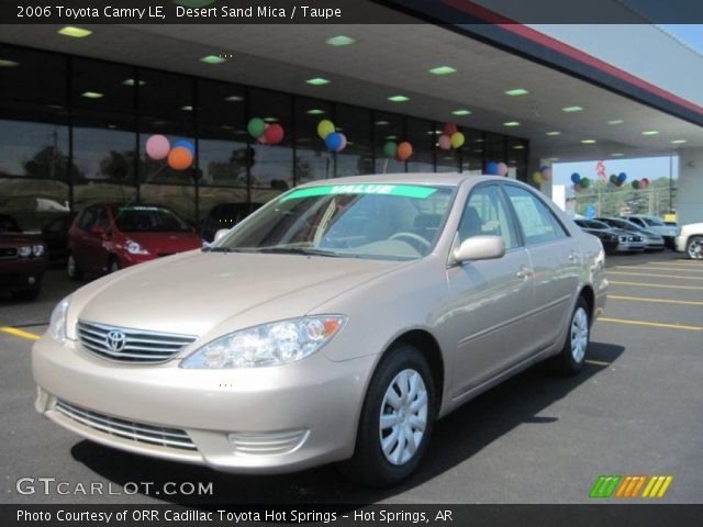 2006 Toyota Camry LE in Desert Sand Mica