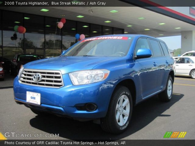 2008 Toyota Highlander  in Blue Streak Metallic
