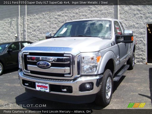 2011 Ford F350 Super Duty XLT SuperCab 4x4 in Ingot Silver Metallic