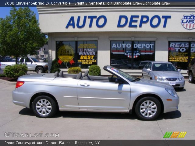 2008 Chrysler Sebring LX Convertible in Bright Silver Metallic