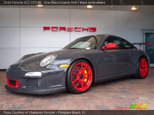 2010 Porsche 911 GT3 RS in Grey Black/Guards Red