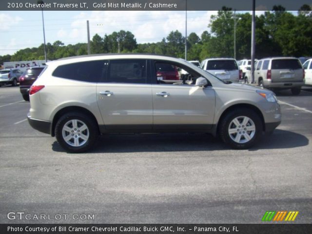 2010 Chevrolet Traverse LT in Gold Mist Metallic