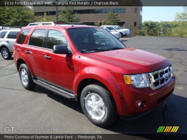 2010 Ford Escape XLT 4WD in Sangria Red Metallic