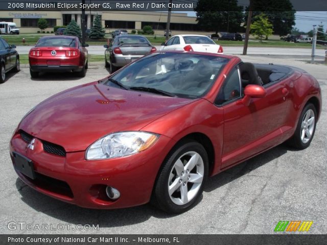 2008 Mitsubishi Eclipse Spyder GS in Rave Red