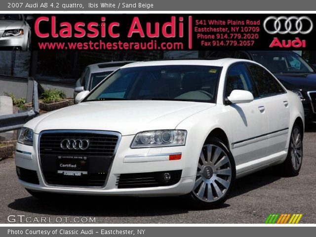 2007 Audi A8 4.2 quattro in Ibis White
