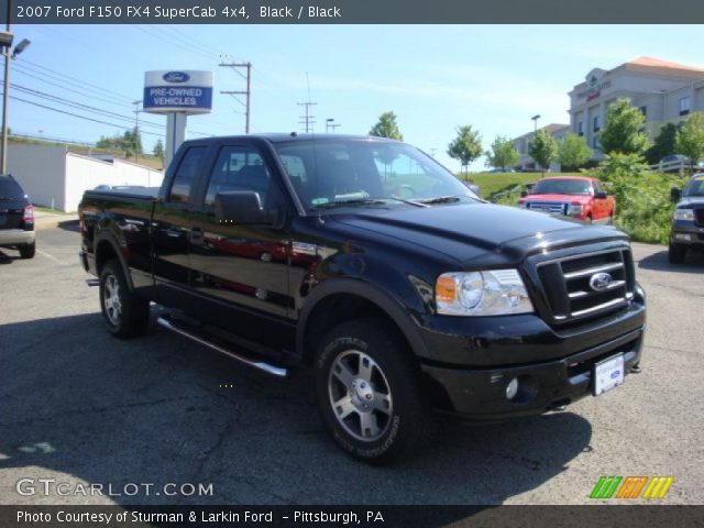 2007 Ford F150 FX4 SuperCab 4x4 in Black