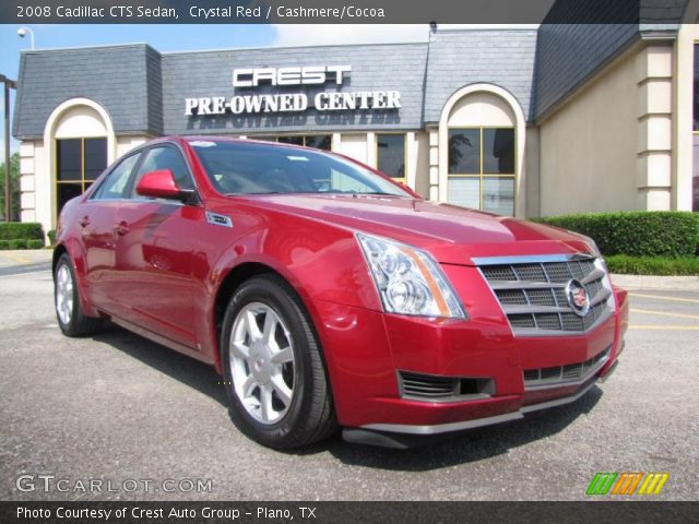 2008 Cadillac CTS Sedan in Crystal Red
