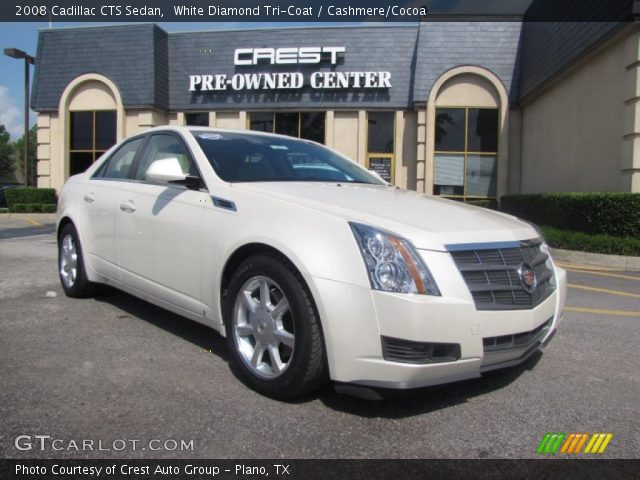 2008 Cadillac CTS Sedan in White Diamond Tri-Coat
