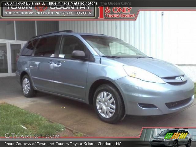 2007 Toyota Sienna LE in Blue Mirage Metallic