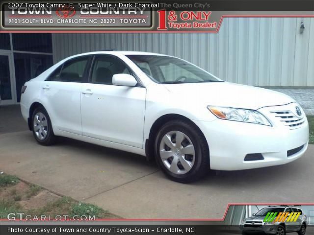 2007 Toyota Camry LE in Super White
