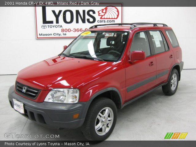 2001 Honda CR-V EX 4WD in Milano Red