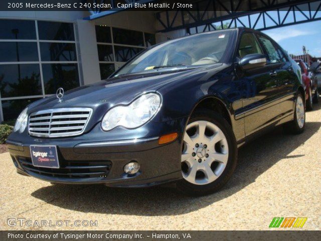 2005 Mercedes-Benz C 240 Sedan in Capri Blue Metallic